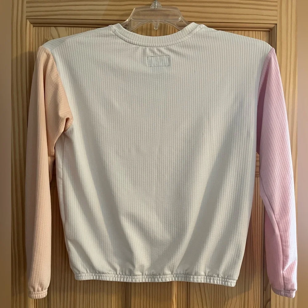 Converse Girls‎ Pink and Orange Long Sleeve Size Large Top